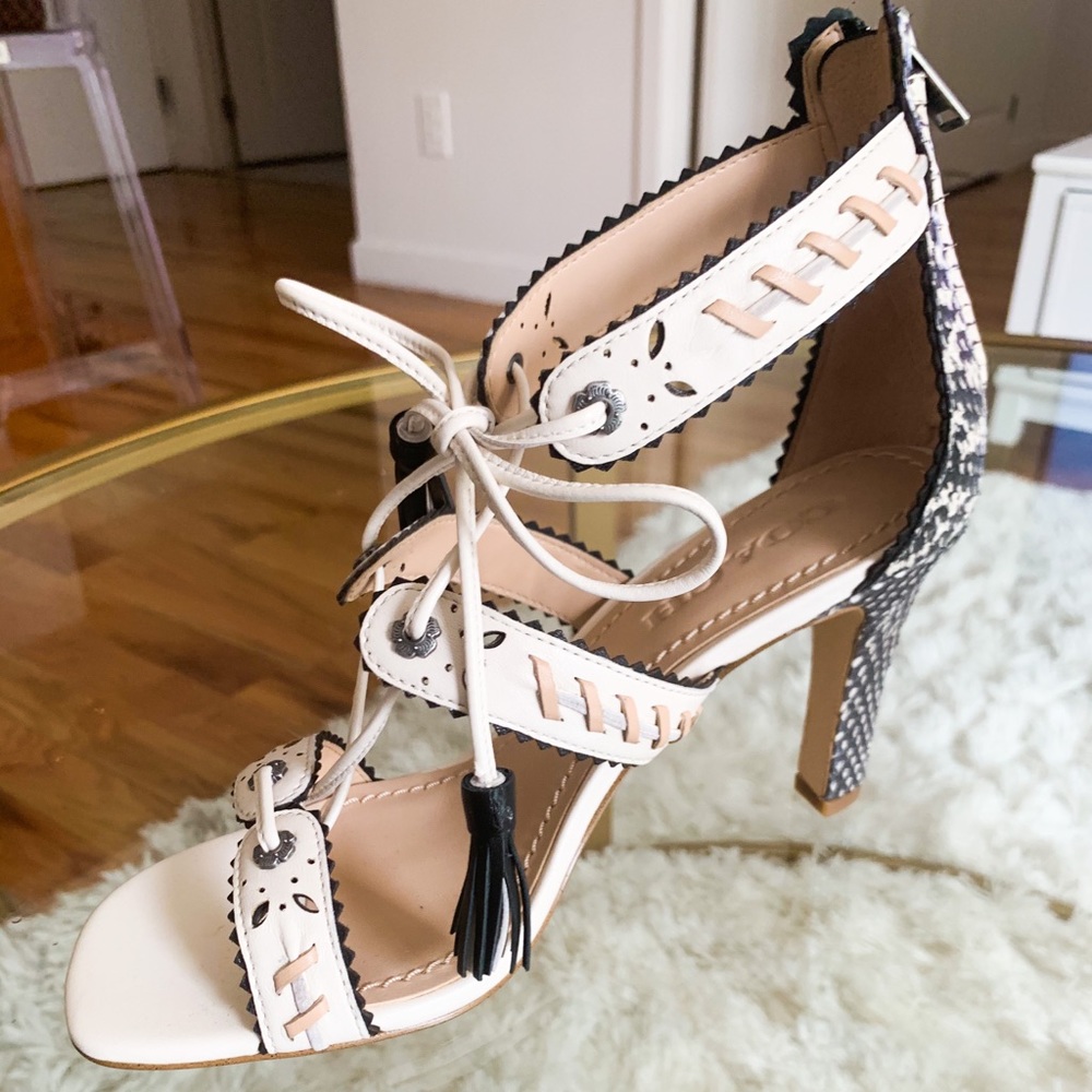 BRAND NEW Coach Lace-Up Sandals